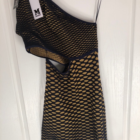 Missoni Dresses Missoni One Shoulder Knit Dress Nwt Size 46 Poshmark